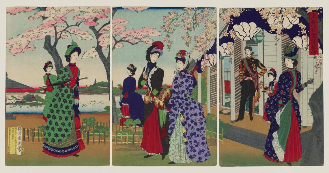 fashion in Meiji period Japan